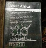 Plaque about a typical West African farm.