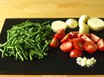 Prepared ingredients for French Bean Soup