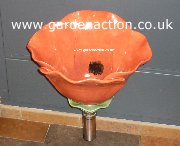 Flower shaped urinal 2 at Barton Grange Garden Centre, Preston
