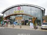 Entrance to Dobbies Garden Centre in Milton Keynes