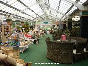 The indoor sales area