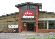 Entrance to Hillers garden centre