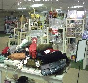 Indoor sales area