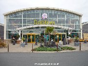 Entrance to dobbies Garden centre at Ayr